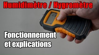 Humidimètre  Hygromètre  Fonctionnement et explications humidité ascentionnelle [upl. by Llerud696]