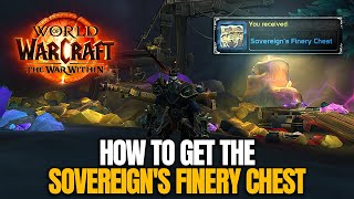 How to get the Sovereigns Finery Chest  World of Warcraft The War Within [upl. by Goines]