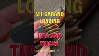 M1 Garand Tips and Tricks for loading and unloading wwii wwiihistory ping shorts shortvideo [upl. by Vanhomrigh]