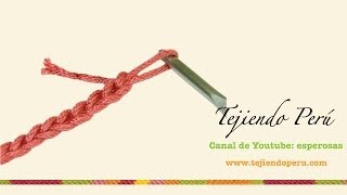 Crochet cadeneta o cadena de inicio [upl. by Rheba]