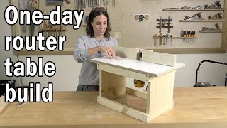 Oneday router table build [upl. by Alemahs]