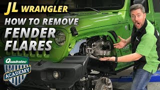 How to Remove Your Jeep Wrangler JL Fender Flares [upl. by Pike870]