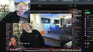 xQc Dies Laughing at Speed seeing him Troll him [upl. by Salazar]