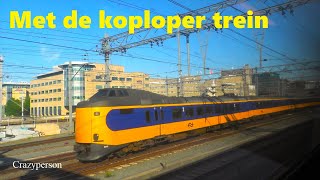 Met de trein van Utrecht Centraal richting Gouda NS ICMm Koploper [upl. by Stanislaus]