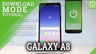 How to Enter Download Mode in SAMSUNG Galaxy A8 2018 [upl. by Adnahsed]