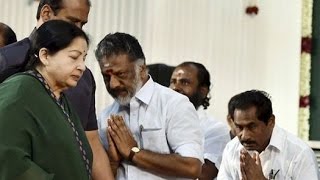 O Panneerselvam meets Jayalalitha in Poes Garden [upl. by Naletak]