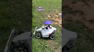 Robot mower on Live [upl. by Onaicnop]