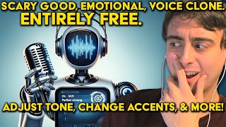 Freakishly Good AI Voice Cloning is Now Open amp Free [upl. by Anyrak756]