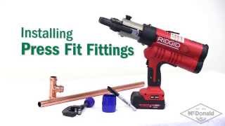 How to Install Press Fit Fittings [upl. by Nunnery]