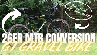 Retro GT MTB gets an amazing Gravel Bike Conversion [upl. by Niliak]