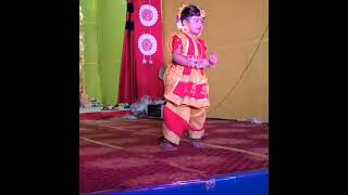 shiuli phul song dance performance by Avishikta [upl. by Phebe]