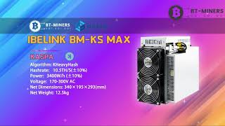 iBeLink BMKS Max 105Ths 3400W Kaspa Miner Setup [upl. by Hassadah]