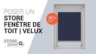 Fonctionnement d’un volet roulant VELUX® sur une fenêtre de toit ouverte [upl. by Jennifer]