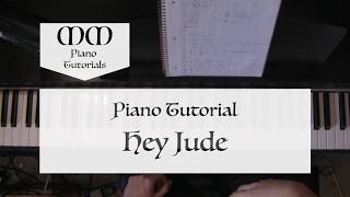 Hey Jude The Beatles  Piano Tutorial [upl. by Southworth]