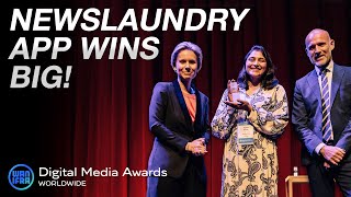 Newslaundry App wins Best Innovative Digital Product at WANIFRA Digital Media Awards Worldwide [upl. by Fayette]