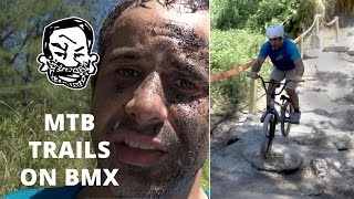 Will a BMX work on mountain bike trails Sorta [upl. by Berl]