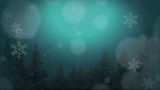 Winter Christmas Scene Moving Background  Christmas Loop [upl. by Anilam]