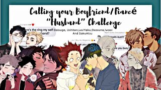 Calling your BoyfriendFiancé “Husband” Challenge Timeskip Edition  Fluff  𝚐𝚊𝚋𝚋𝚢 [upl. by Ennairb]