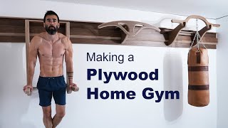 Plywood Home Gym  DIY Fitness Equipment [upl. by Elleivap84]