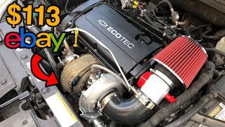 Installing a 113 eBay Turbo on My Daily Driver Chevy Cruze [upl. by Acinna]