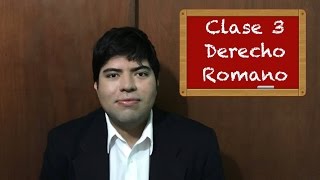 Derecho Romano clase 3 [upl. by Grados]