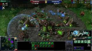 FunkBuster Z VS Orangeyness P  Starcraft 2 LAGTV [upl. by Eedak]