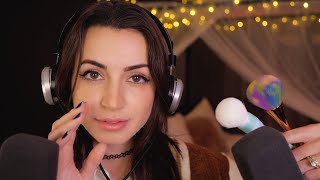 ASMR  Lets make you feel cozy  casual close whispering amp triggers [upl. by Ateiram]