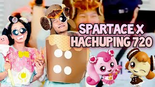 Spartace 720 as Hachuping and SandPingLatest Animation craze of South Korea [upl. by Harobed]