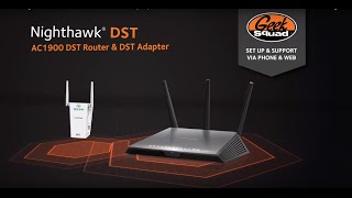 AC1900 Nighthawk® DST WiFi Router amp DST Adapter Product Tour  NETGEAR  Geek Squad [upl. by Gavrah]