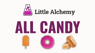 How to make ALL CANDY in Little Alchemy [upl. by Korb]