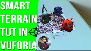 Vuforia Smart Terrain Tutorial  Augmented Reality in Unity [upl. by Kiraa440]