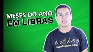 MESES DO ANO Em Libras  Rodrigo Timóteo [upl. by Glarum]