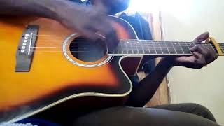 Molimo by Moise Mbiyeguitar cover mp4 [upl. by Ahsikan]