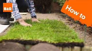 How to turf your lawn [upl. by Amathiste]