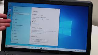 How To Change Adjust Screen Brightness  Windows 10 Computer [upl. by Llezom]