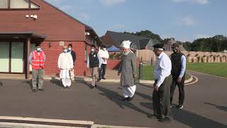 Hazrat Khalifatul Masih V inaugurates new Islamabad playground [upl. by Ardena]