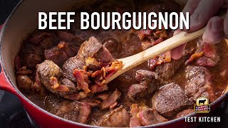 How to Make Beef Bourguignon  Best French Stew Recipe [upl. by Ennirok]