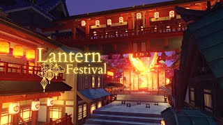 Lantern Festival 🏮✨️ Lantern Rite furnishings  Genshin Serenitea Pot Design [upl. by Airotcivairam681]