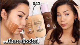 THE NEW TOO FACED BORN THIS WAY SKIN TINT oily skin wear test [upl. by Ronoel]