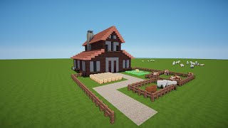 MINECRAFT BAUERNHOF HAUS bauen TUTORIAL HAUS 152 [upl. by Trace]