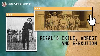 RIZALS EXILE ARREST AND EXECUTION [upl. by Alia188]