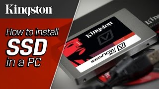 How to Install SSD in PC  Kingston Technology [upl. by Eyatnod]