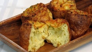 Gruyere Chive Popovers  Lynns Recipes [upl. by Torrey]