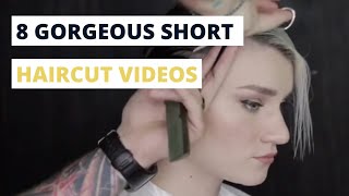 8 Gorgeous Hair Cutting Videos  Short Haircut Tutorials [upl. by Rona]