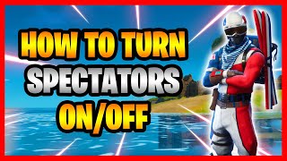 How To Turn Show Spectator Count On And Off In Fortnite  How To EnableDisable Spectator Count [upl. by Teyut]