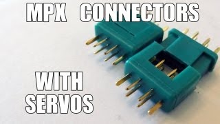 Using MPX connectors for servos [upl. by Ymled]