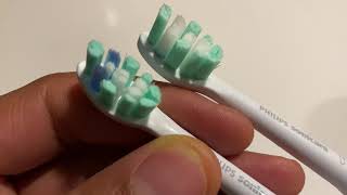 Philips Sonicare Toothbrush  Replacing Toothbrush Head [upl. by Anaujal]