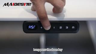 Maidesite How to Fix Error Code RST for Height Adjustable Desk [upl. by Anele]