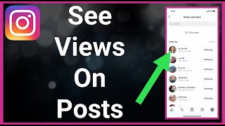 How To See Views On Instagram Post [upl. by Crowley34]