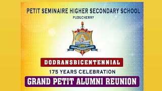 LIVE  06022023  Dodransbicentennial 175 Years Celebration  Petit Seminaire Hr Sec School [upl. by Attenej366]